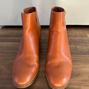 Women’s Brown Cole Haan Abbots Cut-Out Ankle Booties - Size 8